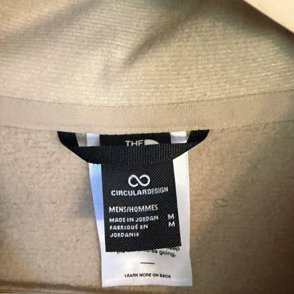 The North Face Men’s 1/4 Zip Gordon Lyons Fleece Jacket M Sweater Khaki